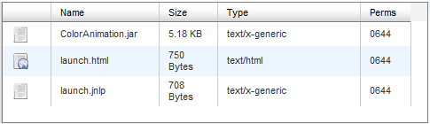Java Web Start:Uploaded Files on the server