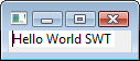 Java Web Start: SWT Hello World Run