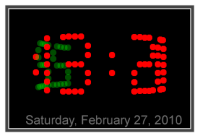 SVG Digital Clock