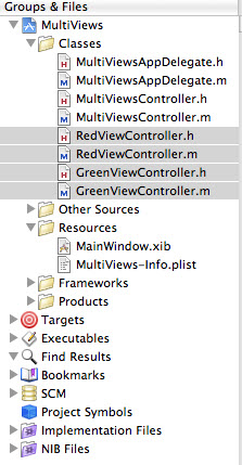 Red Green ViewController Files