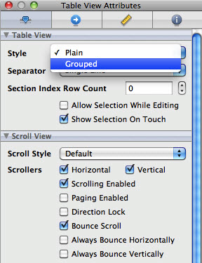 Grouped Sections Attributes