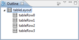 TableLayoutWith4TableRows