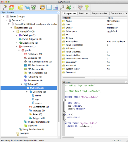 Postgres add columns to table