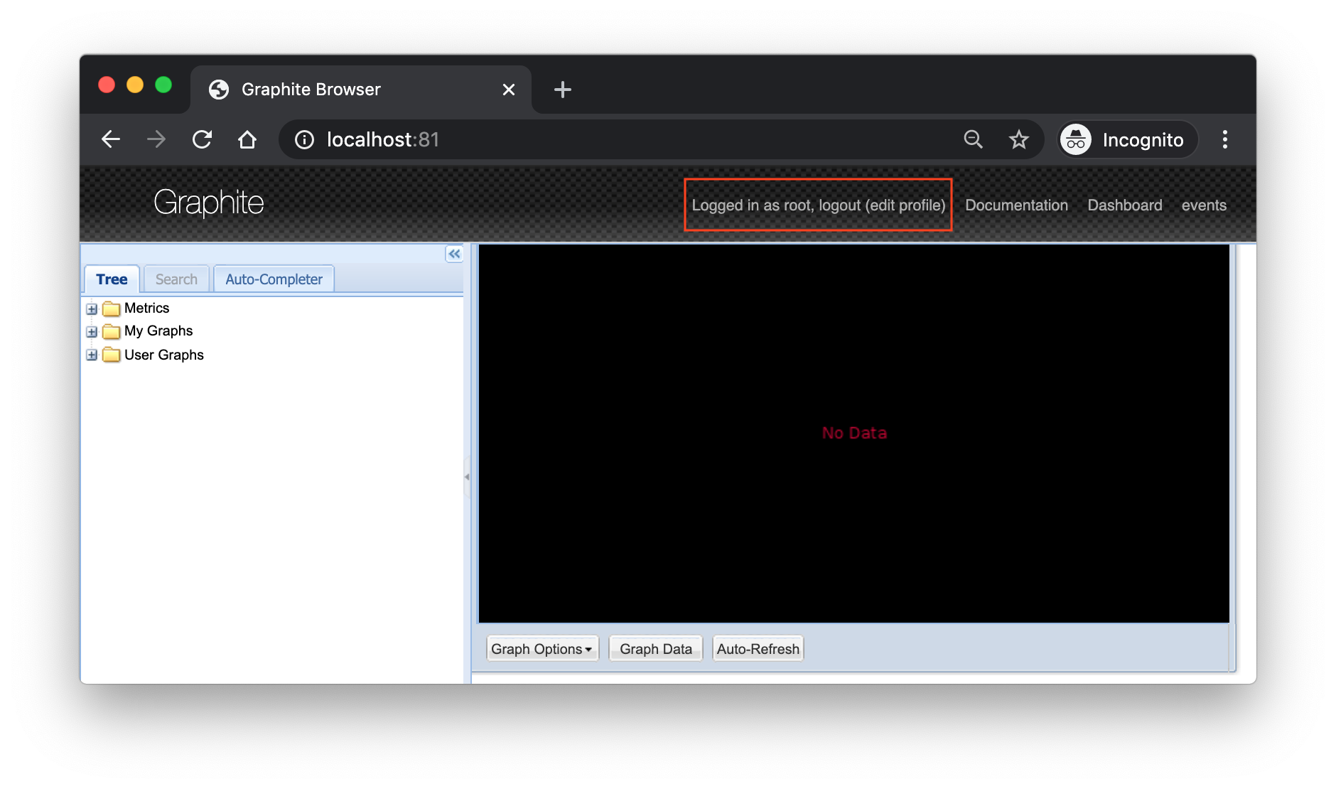 graphite-logged-in-as-root.png