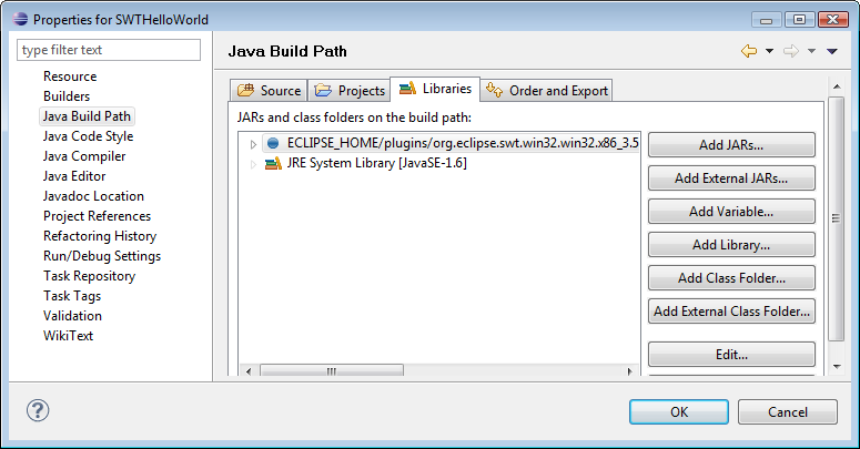 Java Web Start: New Build Path