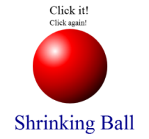 shrinking sphere