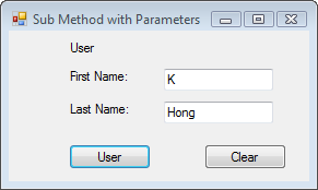 SubMethodParams