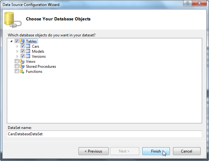 chooseYourDatabaseObject