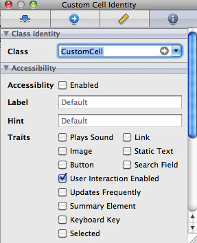 CustomCell Identity